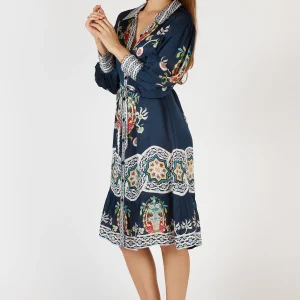 Rubyyaya Garcia Dress - Navy