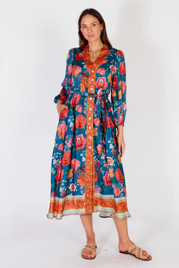 Rubyyaya Mexican Flower Maxi - Multi