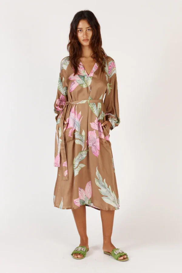 Rubyyaya Ubud Maxi Dress - Mocha