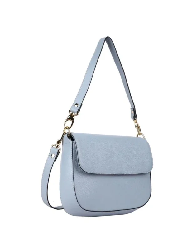 Ruggered Hide Tamworth Leather shoulder bag - Powder Blue