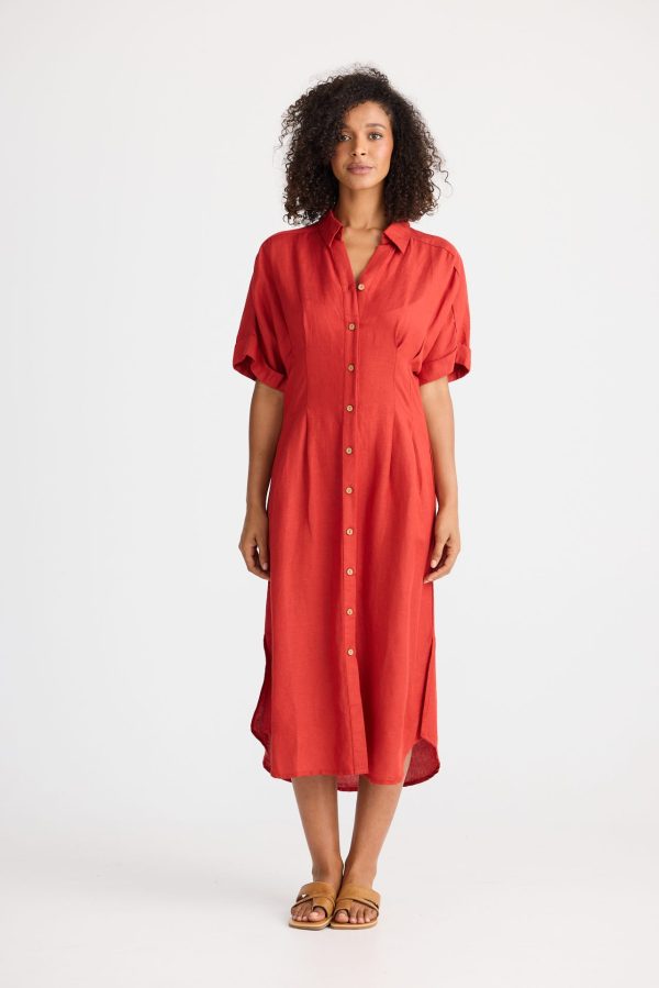 Felicita Dress - Cherry
