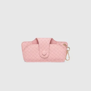 Skittle Sunglass Case - Woven Pastel Pink