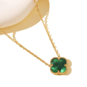 Sussan Rose Clover Necklace - Green