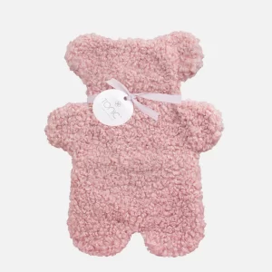 Tonic Bear Hot Water Bottle Boucle Rose Quartz
