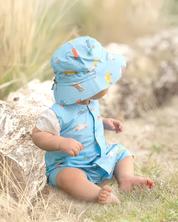Toshi Romper Banjo - Fast Lane Cyan - Image 2