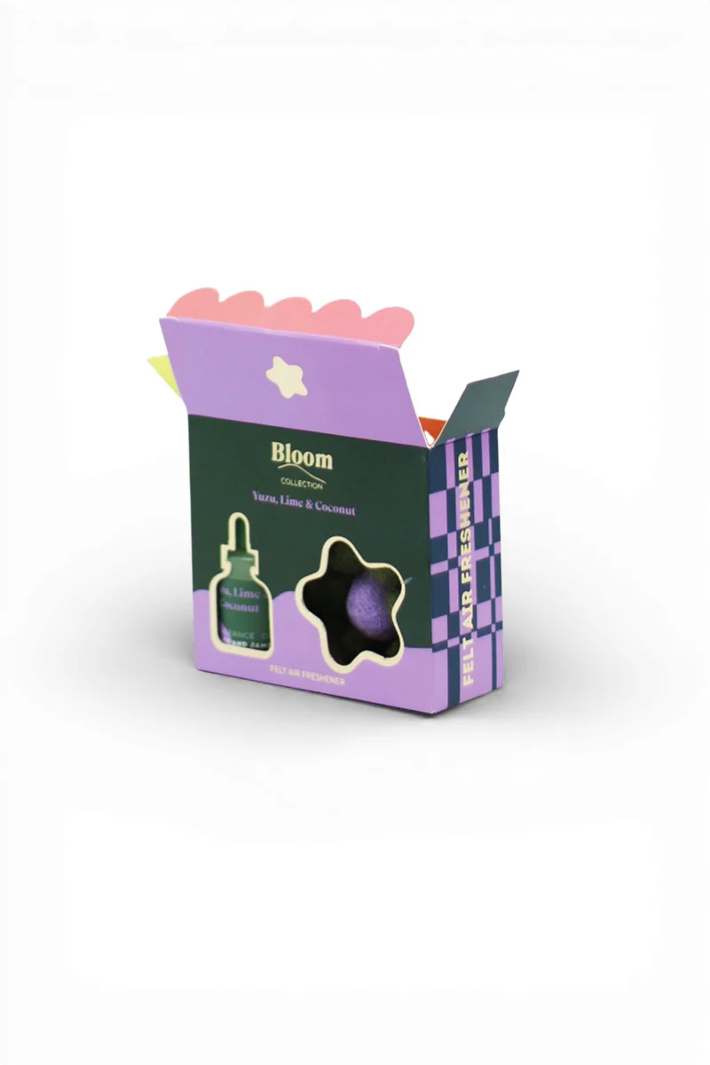 Felt Air Freshener - Yuzu,Lime & Coconut - Image 2