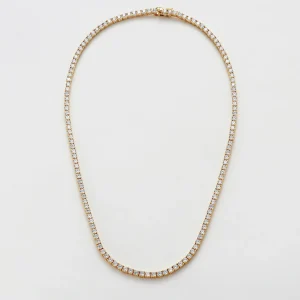 Zafino Dani Tennis Necklace - Gold