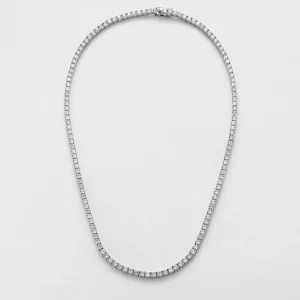 Zafino Dani Tennis Neclace - Silve