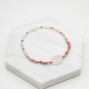 Zafino Pia Bracelet - Dusky Rose