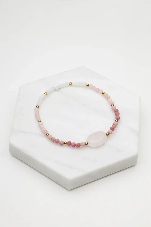 Zafino Pia Bracelet - Dusky Rose