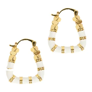 eb & ive Parisio Trio Earring - White