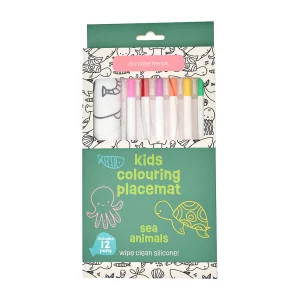 kids colouring placemat